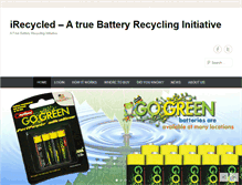 Tablet Screenshot of irecycled.com